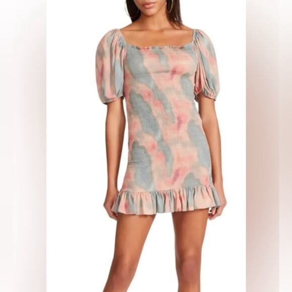 BB Dakota by Steve Madden Dresses & Skirts - NEW BB DAKOTA/Steve Madden Ode to You Mini Dress Tie-Dye Women Size Small